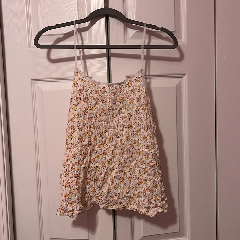 Floral tank top